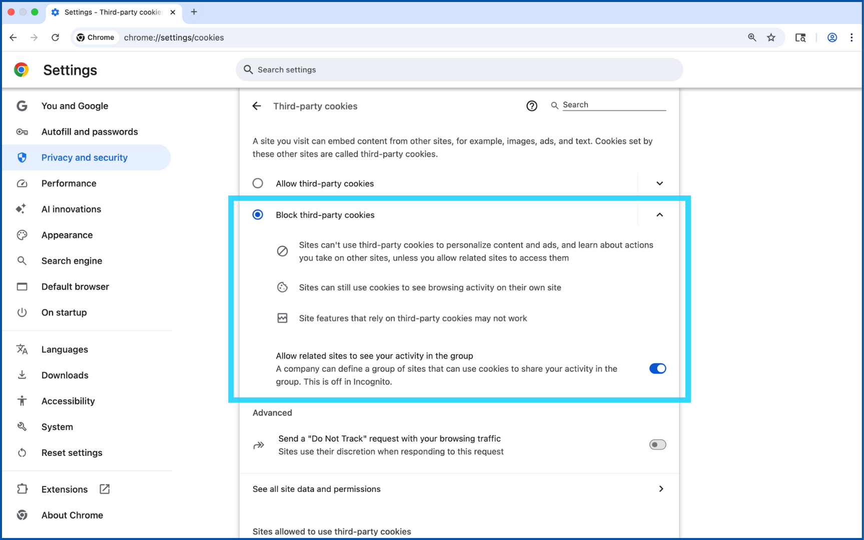 Web Browser Privacy Settings - The NAI: Network Advertising Initiative